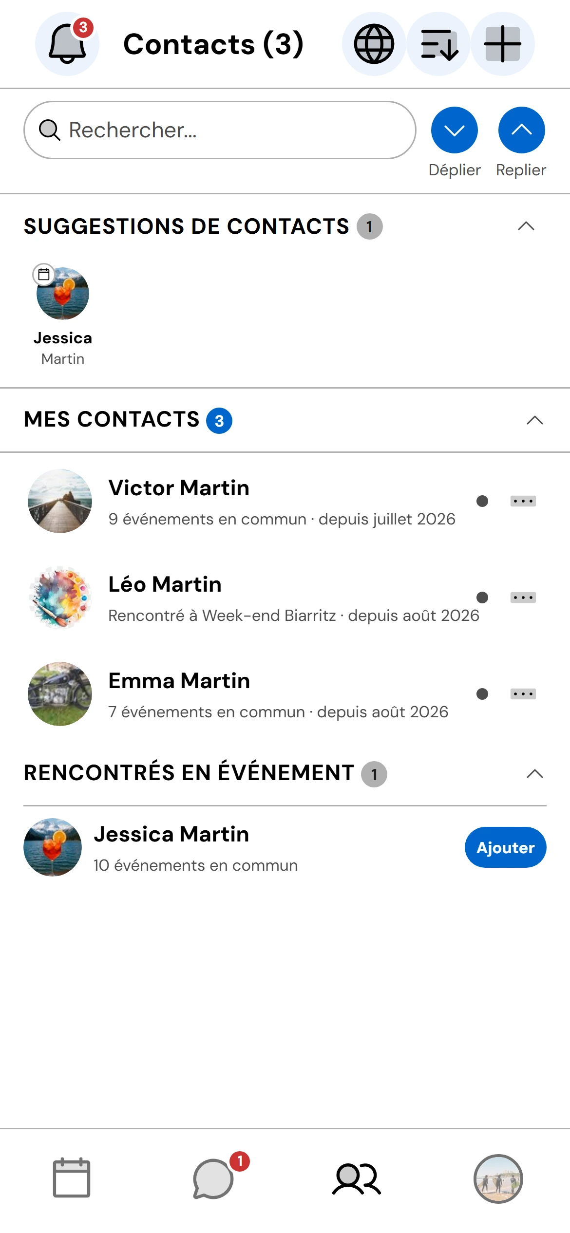 Invitez vos participants